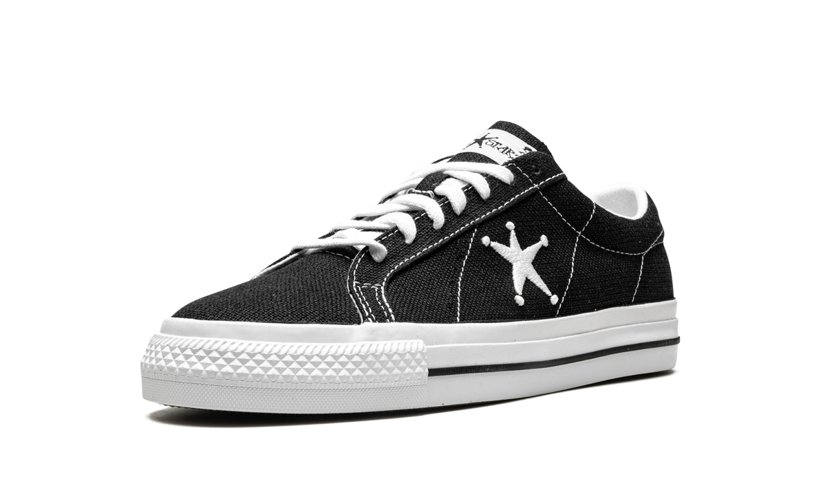 STUSSY X ONE STAR OX LOW "Black" 173120C